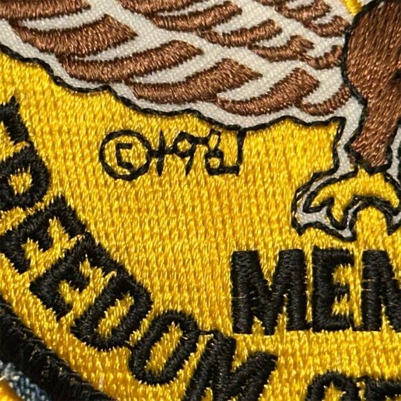 Vintage 80s Levi's Men's Harley Davidson Denim Motorcycle Jacket L with Patches - Picture 10 of 16